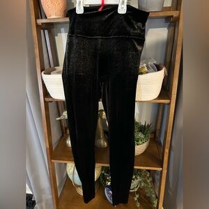 SPANX Black Velvet sparkle Leggings